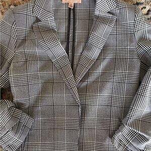 Philosophy Plaid Houndstooth Blazer Jacket Size S/P